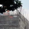 Scaffold netting at new worksites in Singapore must be fire-retardant from March 2027