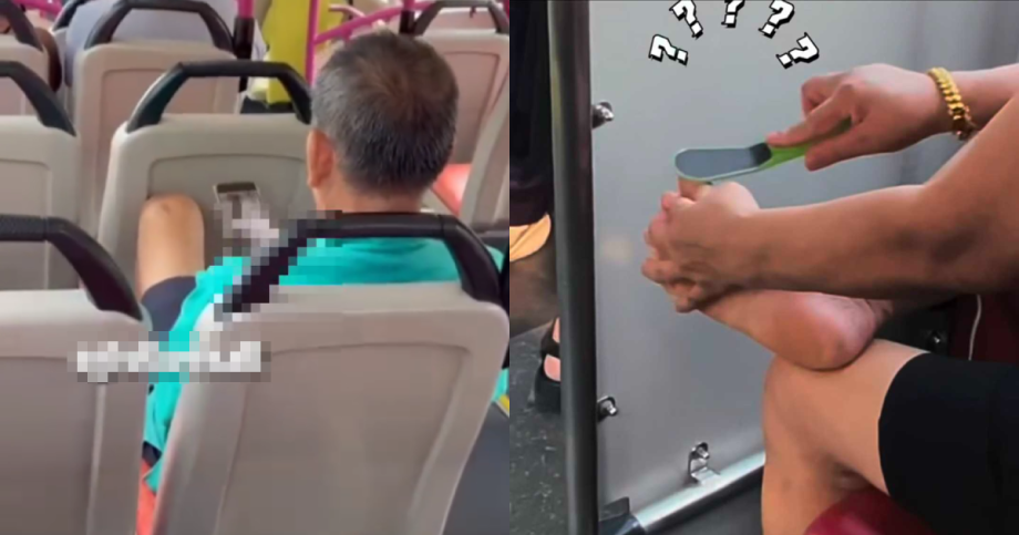 Cursed moments on public buses: Man watches explicit content, woman files feet, Singapore News