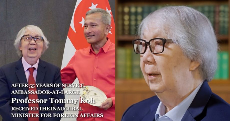 ‘It’s not a sacrifice’: Tommy Koh retires from MFA after 55 years, shares thoughts, Singapore News