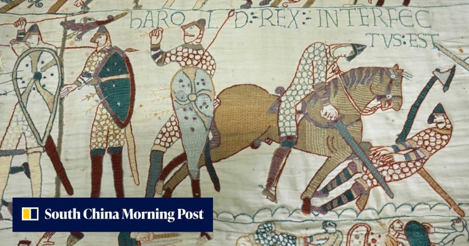 Tapestry depicting English history’s ‘most important event’ back in UK after 1,000 years