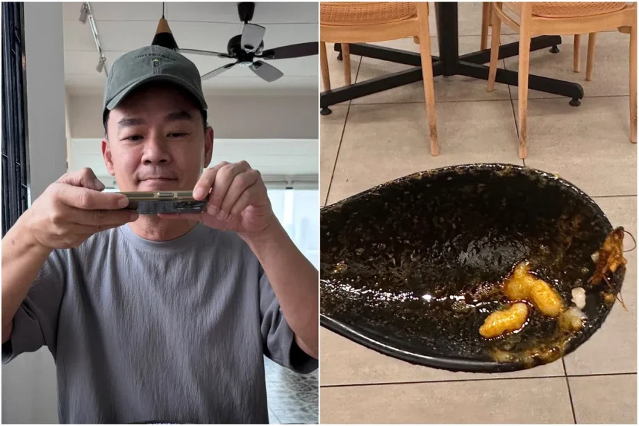 Thomas Ong’s cockroach discovery in curry yong tau foo at Johor Bahru restaurant Thomas Ong’s cockroach discovery in curry yong tau foo at Johor Bahru restaurant