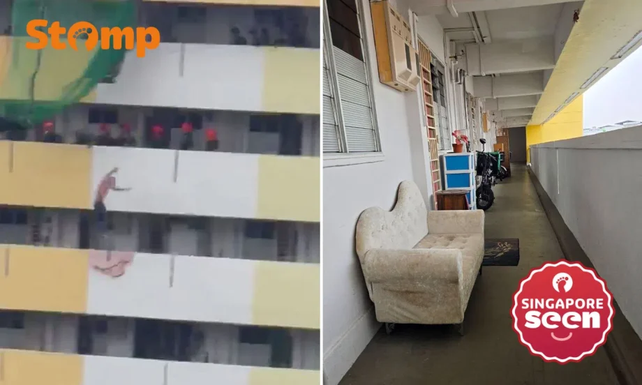 Man who jumped in Ang Mo Kio allegedly caused disturbances Man who jumped in Ang Mo Kio allegedly caused disturbances