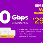 SIMBA’s 10Gbps broadband uses equipment from Huawei