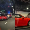Four taken to hospital after multi-vehicle accident on CTE