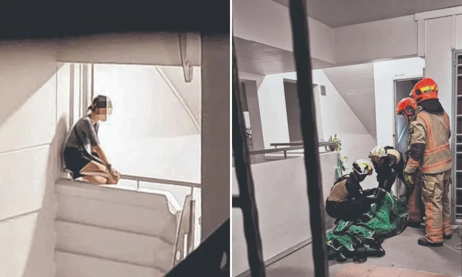 Woman rescued from Sengkang ledge amid mental health crisis