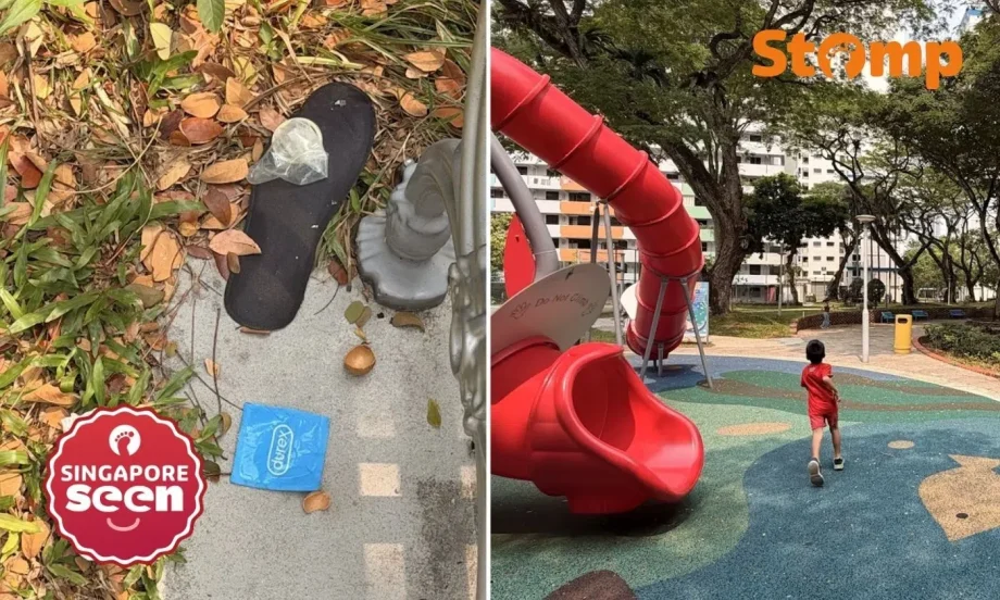 Used condom found near Toa Payoh playground