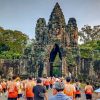 Angkor Wat marathon: 6,500 runners race through Cambodia’s ancient Khmer empire