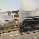 Fire breaks out in Bukit Panjang open grass patch, no injuries reported