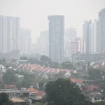 Air quality in central Singapore enters unhealthy range