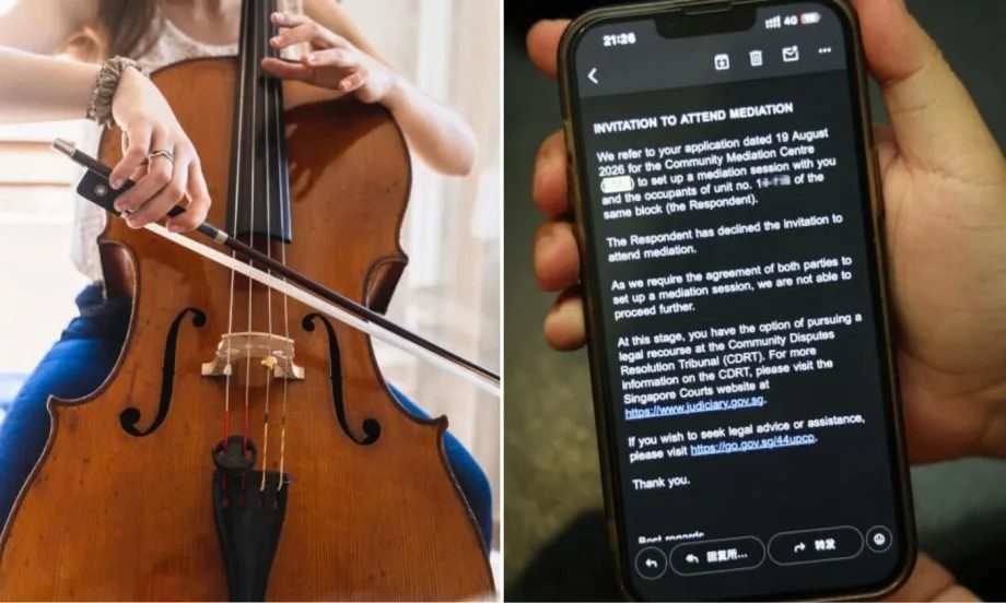 Cello noise dispute in Jurong West