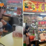 Clementi hawker replaces food elderly customer drops