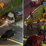 ‘Loud crash’ in Eunos wakes residents after 4 vehicles collide