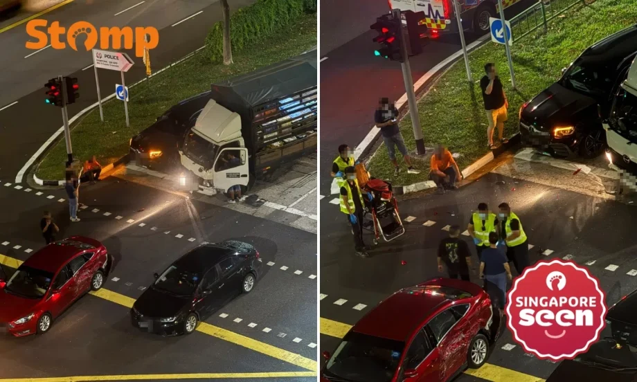 ‘Loud crash’ in Eunos wakes residents after 4 vehicles collide ‘Loud crash’ in Eunos wakes residents after 4 vehicles collide