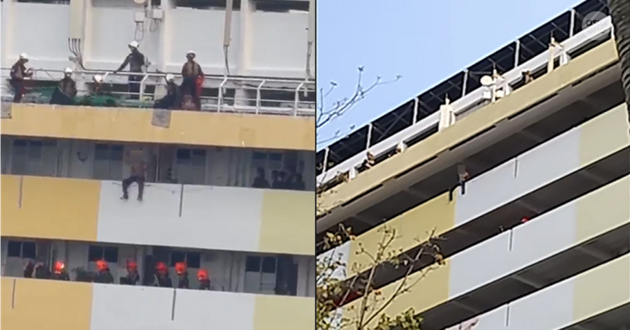 Man jumps from 12th floor of Ang Mo Kio HDB block, apprehended under Mental Health Act, Singapore News Man jumps from 12th floor of Ang Mo Kio HDB block, apprehended under Mental Health Act, Singapore News