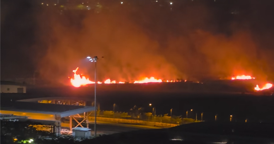 Fire burns down 4-hectare area in Sungei Kadut , Singapore News