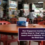 Table reservation culture clash: SG vs MY