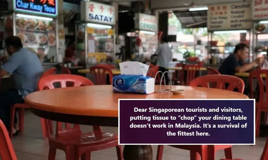 Table reservation culture clash: SG vs MY Table reservation culture clash: SG vs MY