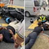 Motorcyclist injured after accident with van in Yishun