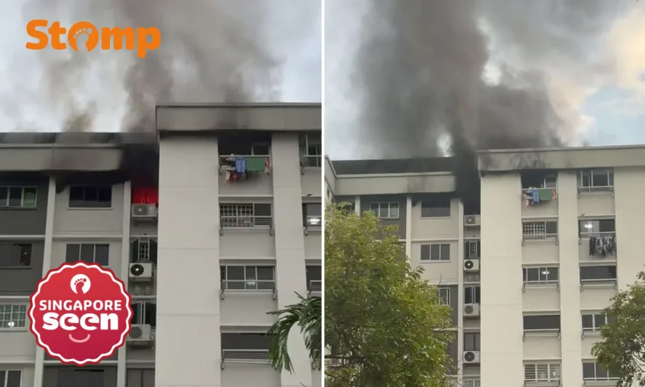 Firefighters enter Pasir Ris flat to extinguish fire Firefighters enter Pasir Ris flat to extinguish fire