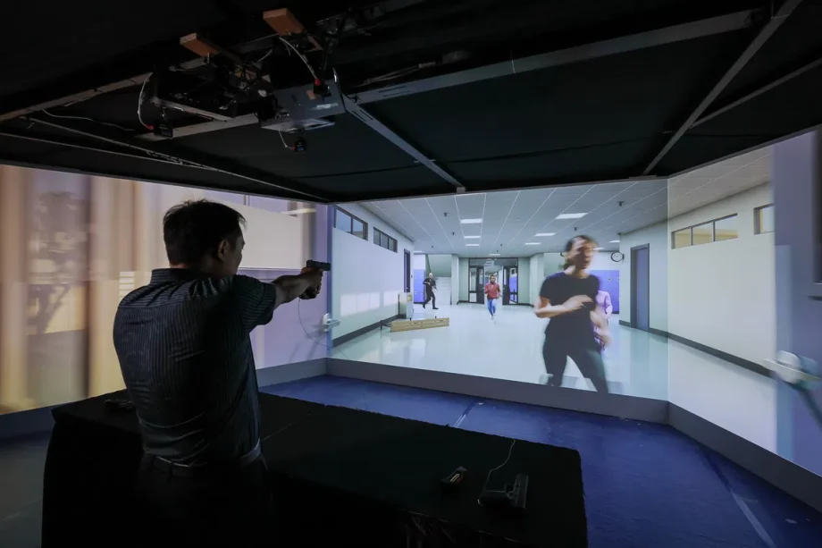 Home Team Academy updates training with virtual shooting range