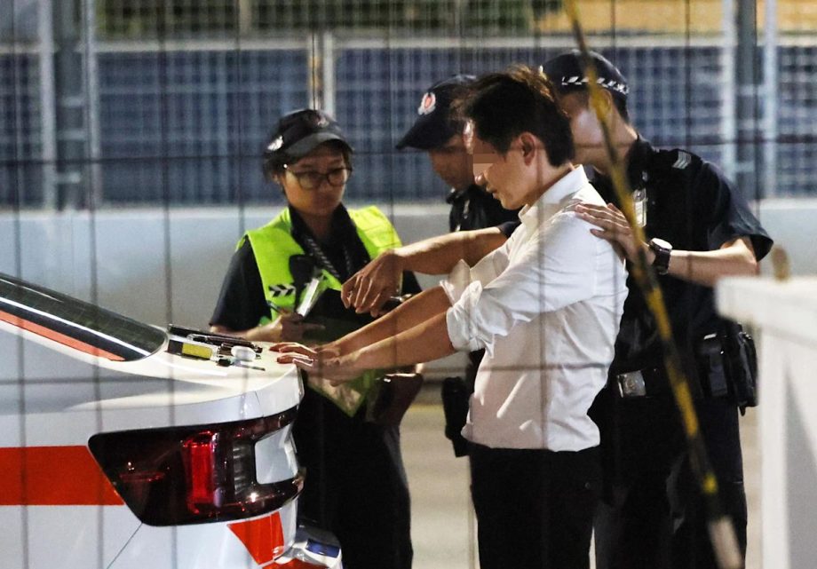 Man arrested for drink driving after accident outside Esplanade; 2 taken to hospital