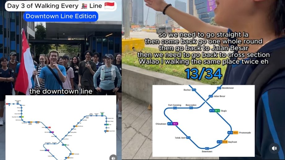 S’pore PR, 20, Walks The Entire Downtown Line — All 50km Of It — In 16 Hours S’pore PR, 20, Walks The Entire Downtown Line — All 50km Of It — In 16 Hours