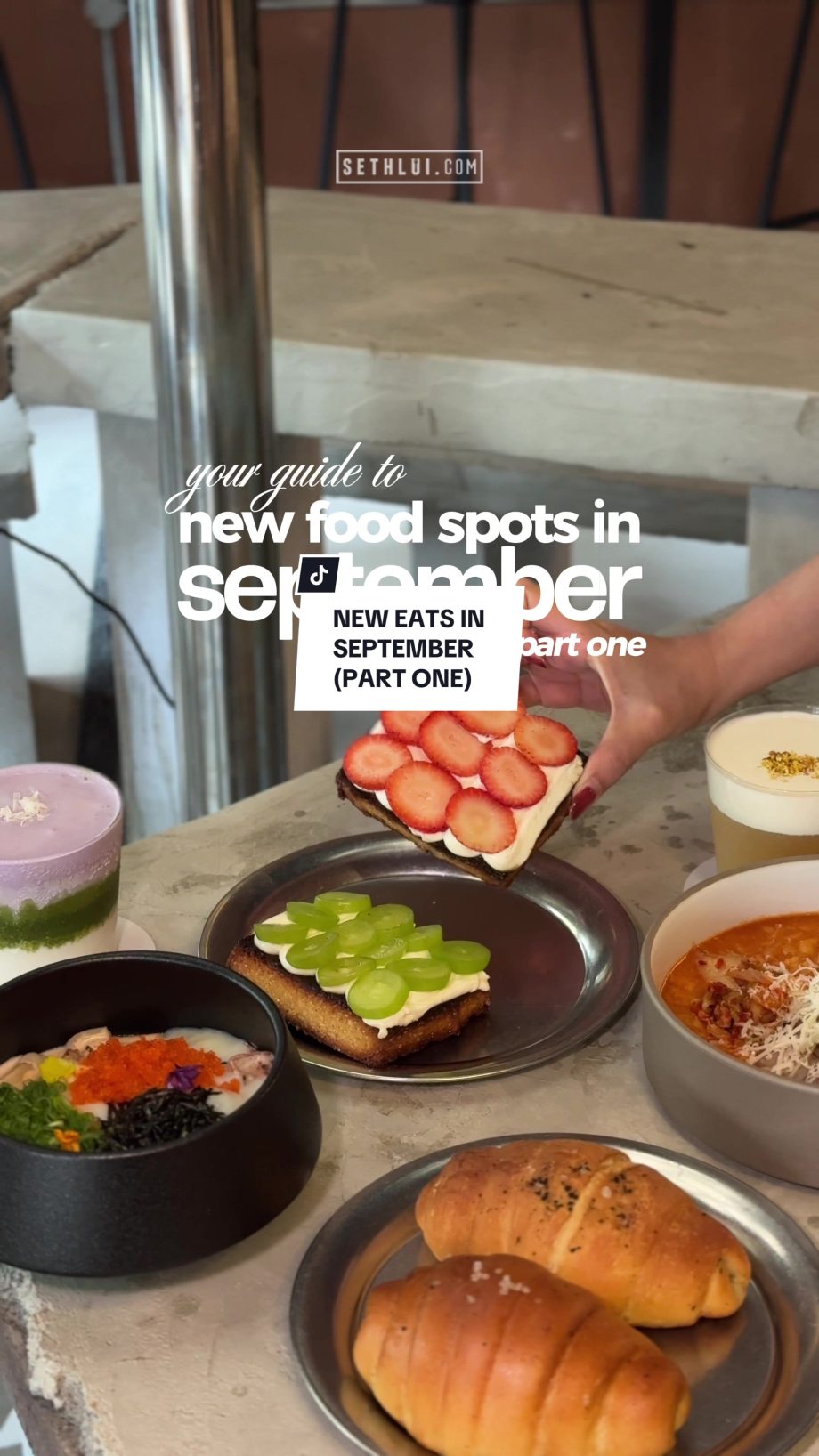 @sethlui.com new eats in september part one   HONE. bakes  Soft Order  Faber Sid…