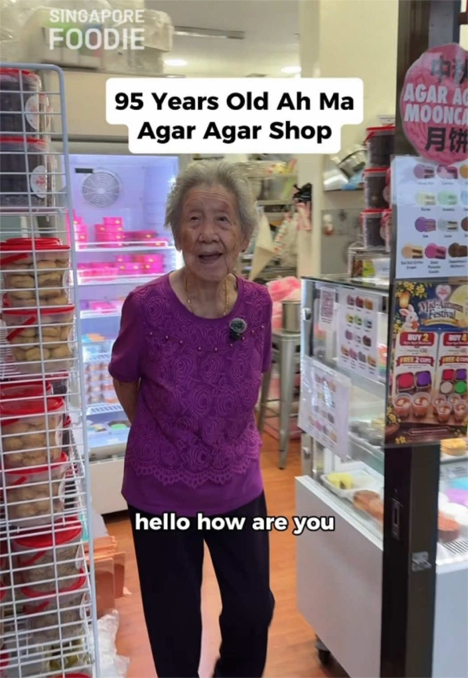 @singaporefoodie 95-Year-Old Grandma Selling Homemade Agar-Agar Cakes   @foodmap…