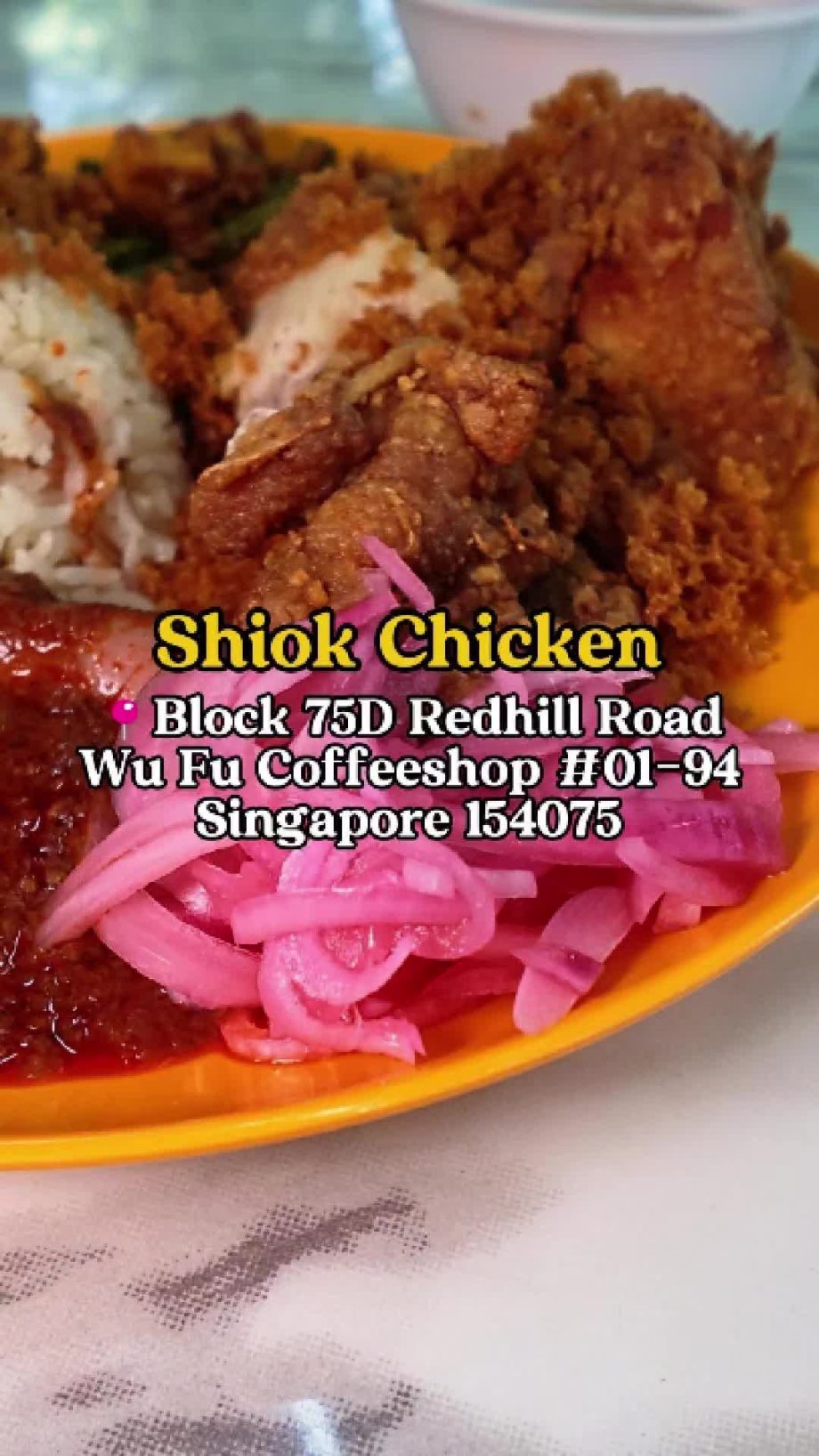 @damnshiokah @shiokchicken serves only 1 type of main course on their menu – fri… @damnshiokah @shiokchicken serves only 1 type of main course on their menu – fri…