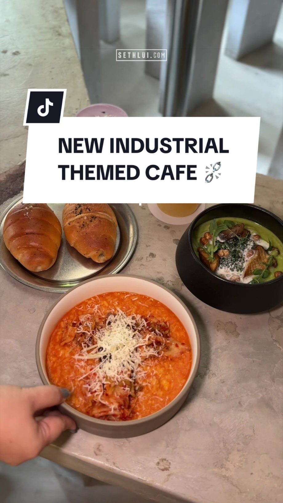 @sethlui.com NEW industrial-themed cafe with pretty bakes & unique food!! @so… @sethlui.com NEW industrial-themed cafe with pretty bakes & unique food!! @so…