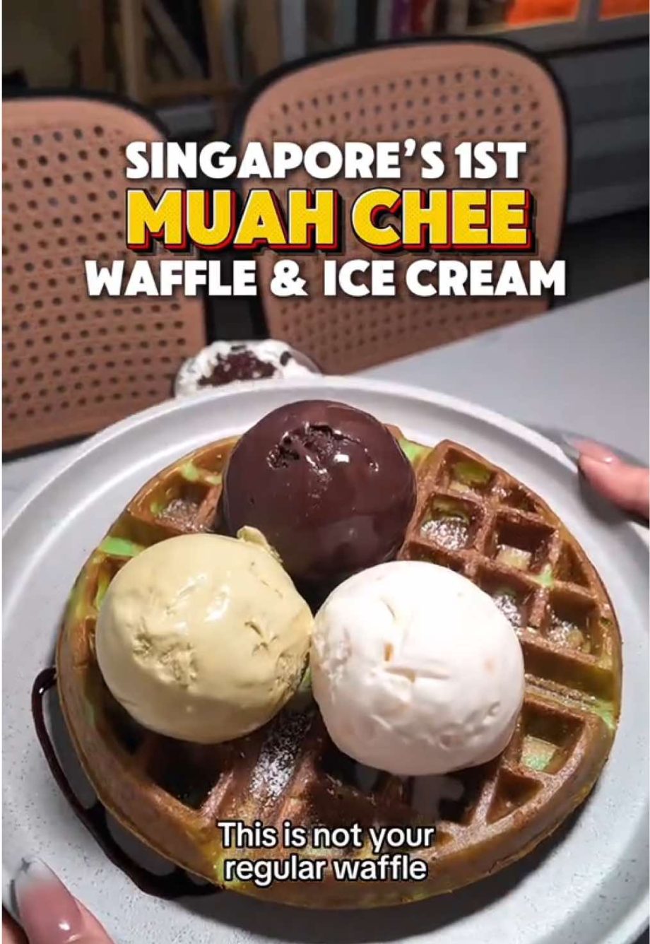 @sgfoodmillionaire This cafe sells SG’s 1st Muah Chee waffle?! Paired perfectly… @sgfoodmillionaire This cafe sells SG’s 1st Muah Chee waffle?! Paired perfectly…