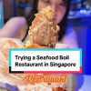 @redfroot Trying a Seafood Boil Restaurant in Singapore! #seafoodboil #sgfoodie …