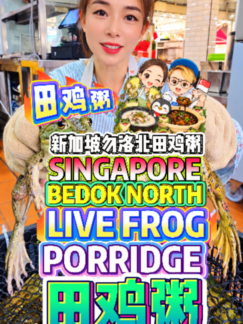 @bibipew SINGAPORE BEDOK NORTH IS CATCHING LIVE FROGS FOR FRESH FROG PORRIDGE — …