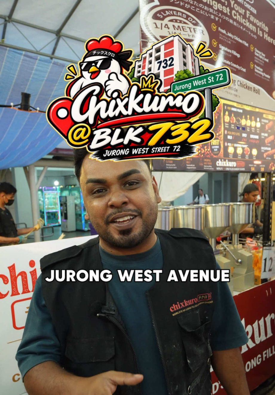 @sheikbismibiryani SINGAPORE’s Longest chicken roll by Chixkuro | 1pm to 10pm … @sheikbismibiryani SINGAPORE’s Longest chicken roll by Chixkuro | 1pm to 10pm …