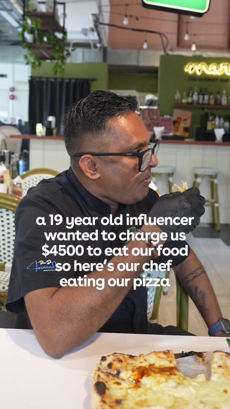 @margaretmarket Chef Fernando… it’s up to you to promote Margaret Market  #skits…