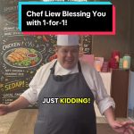 @jenorchardgateway Chef Liew is blessing you from the bottom of his heart with o…