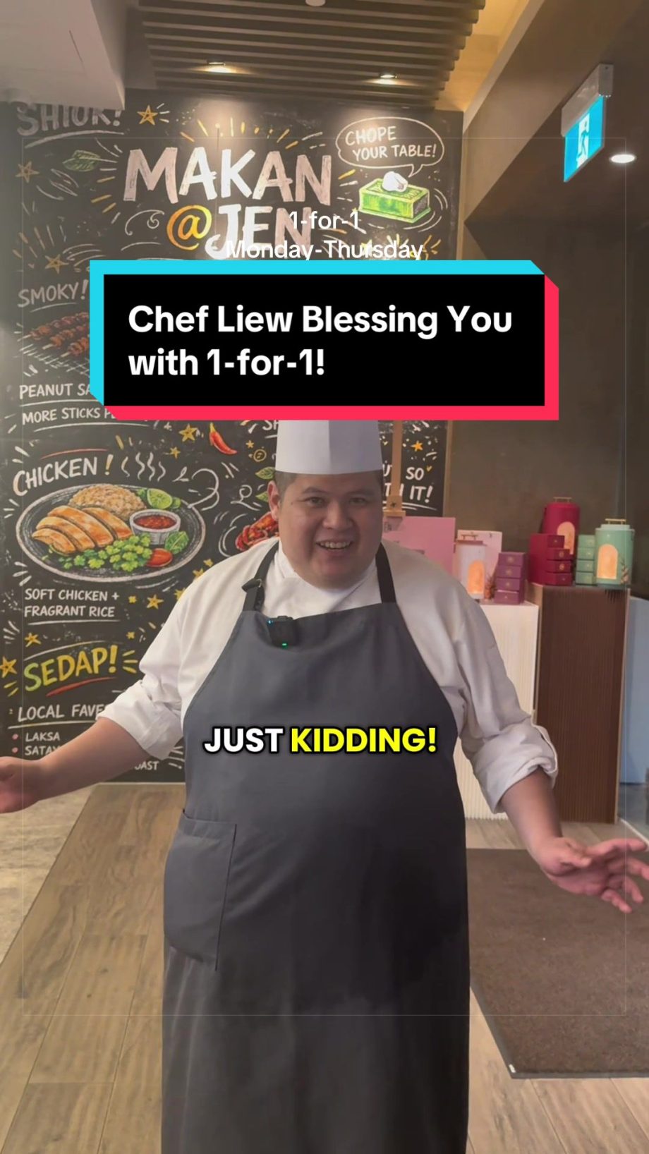 @jenorchardgateway Chef Liew is blessing you from the bottom of his heart with o… @jenorchardgateway Chef Liew is blessing you from the bottom of his heart with o…