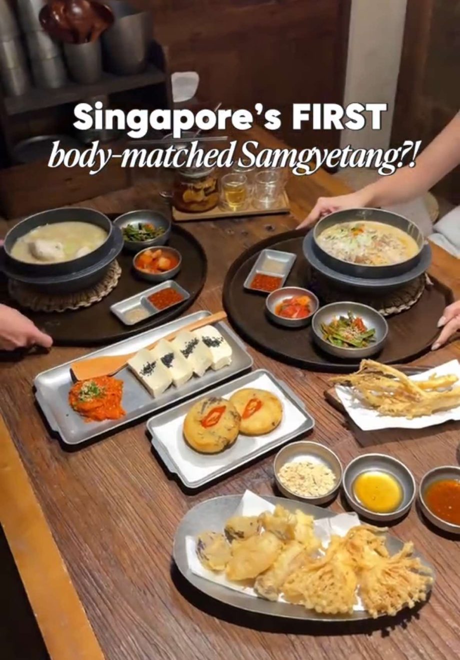 @dibssg Singapore’s FIRST body-matched Samgyetang?! We found a Korean spot servi…
