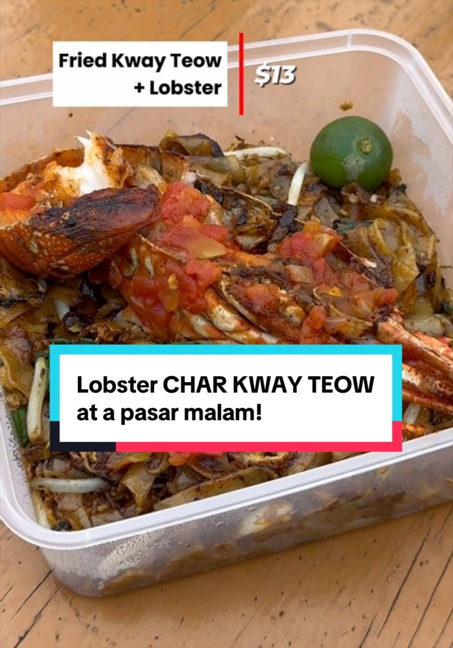 @8dayseat Have you tried char kway teow… with lobster?! This pasar malam stall i…