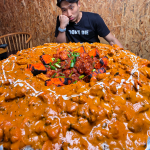 @zermattneo 9KG Butter Chicken Challenge! This almost took me out. Wore the “Don…