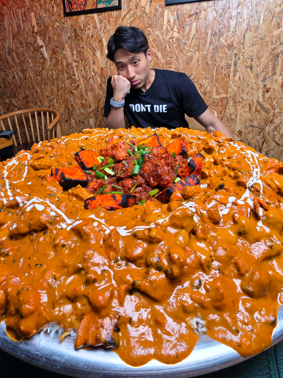@zermattneo 9KG Butter Chicken Challenge! This almost took me out. Wore the “Don…