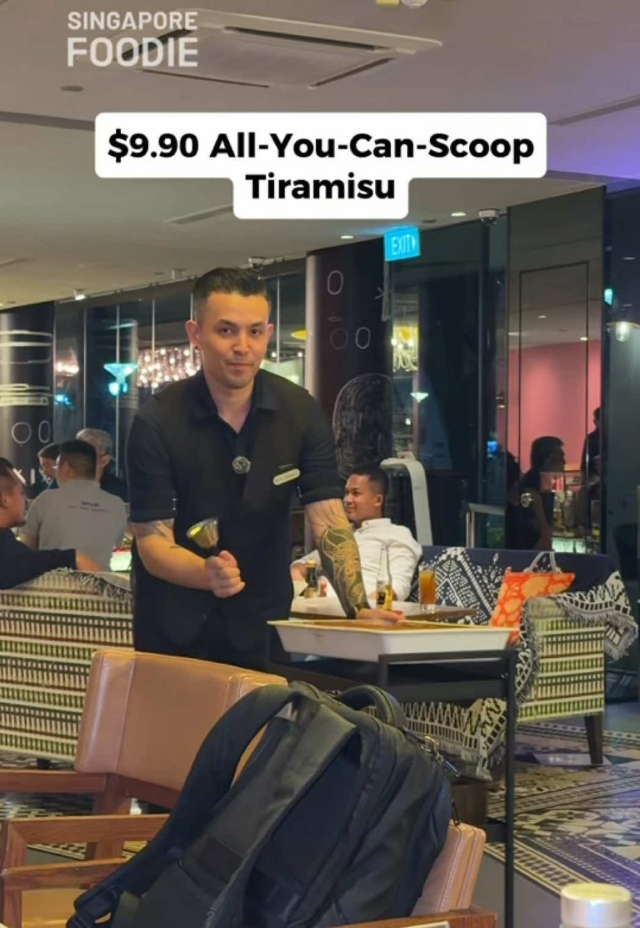 @singaporefoodie .90 All-You-Can-Scoop Tiramisu  Just order 1 main dish and yo…