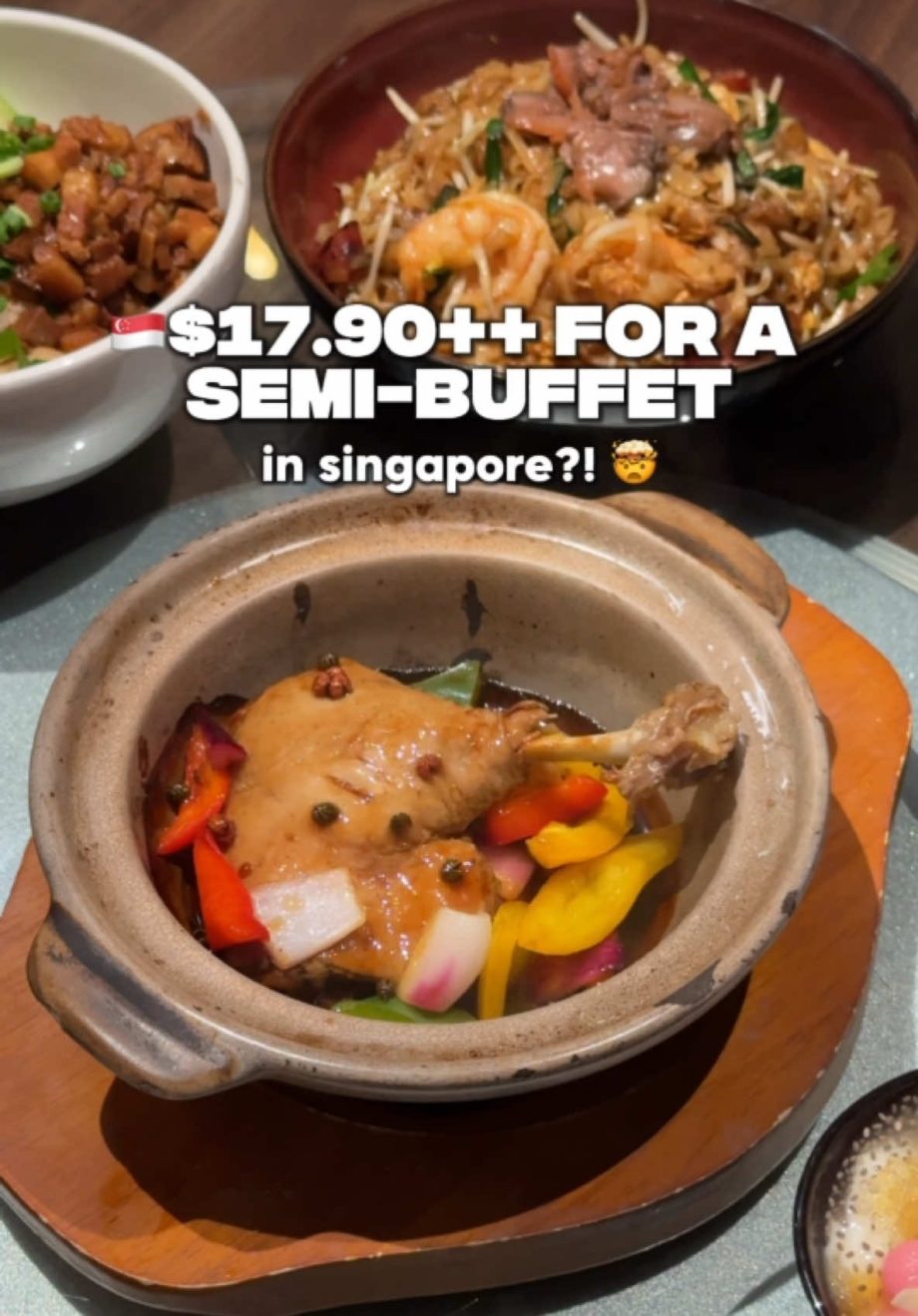 @dibssg A MAIN + FREE-FLOW FOOD FOR JUST .90++?!  Yuè at Aloft just refreshed…