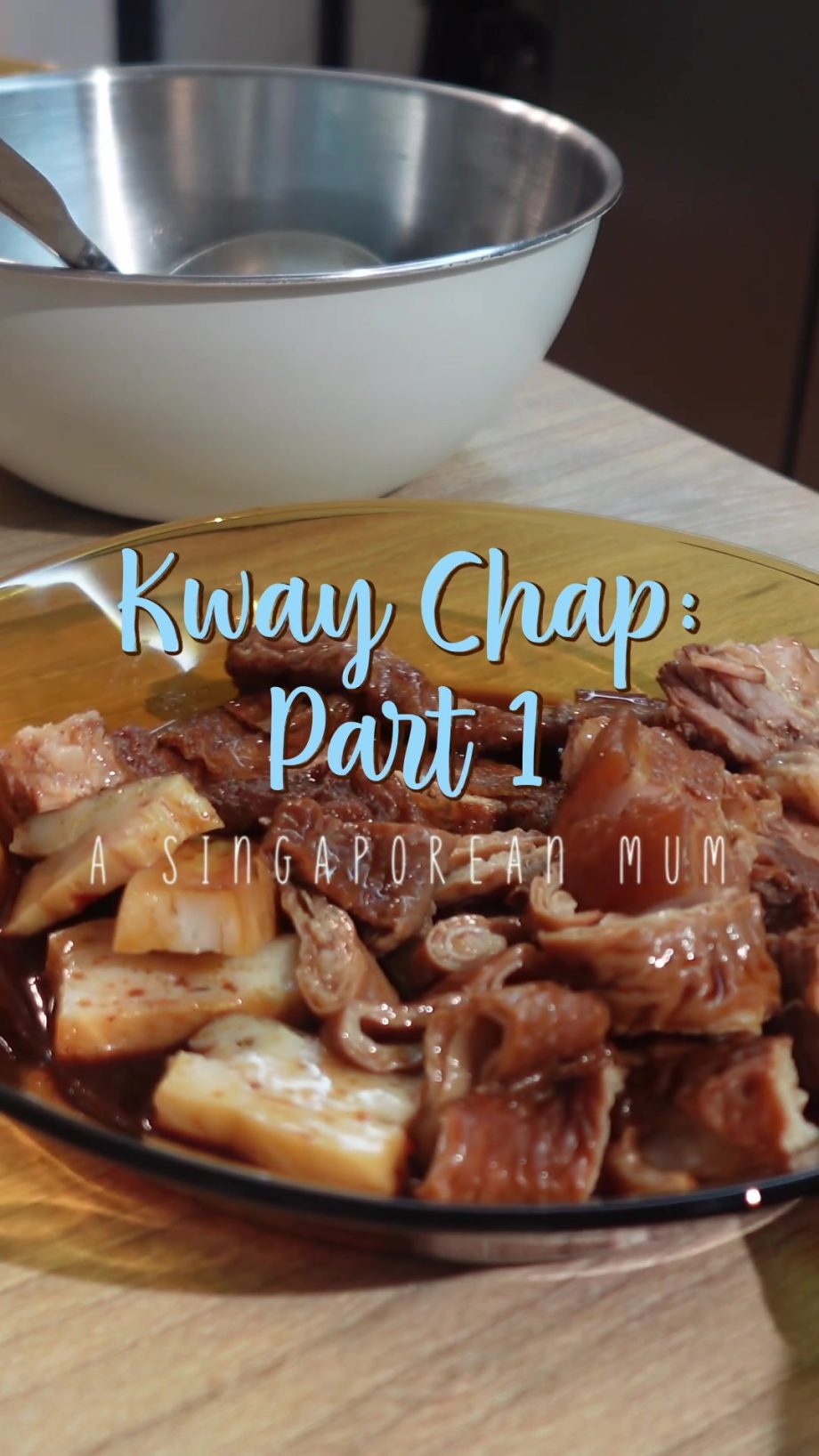 @asingaporeanmum Homemade kway chap from scratch!  Part 1 is all about that rich…