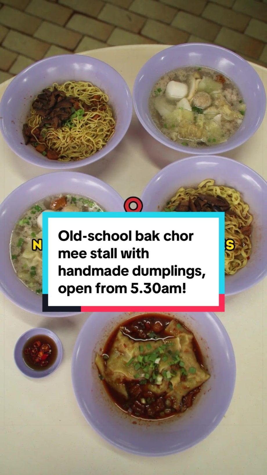 @8dayseat Tucked away at a void deck in Jalan Minyak, Nam Kok Fishball Noodles i…
