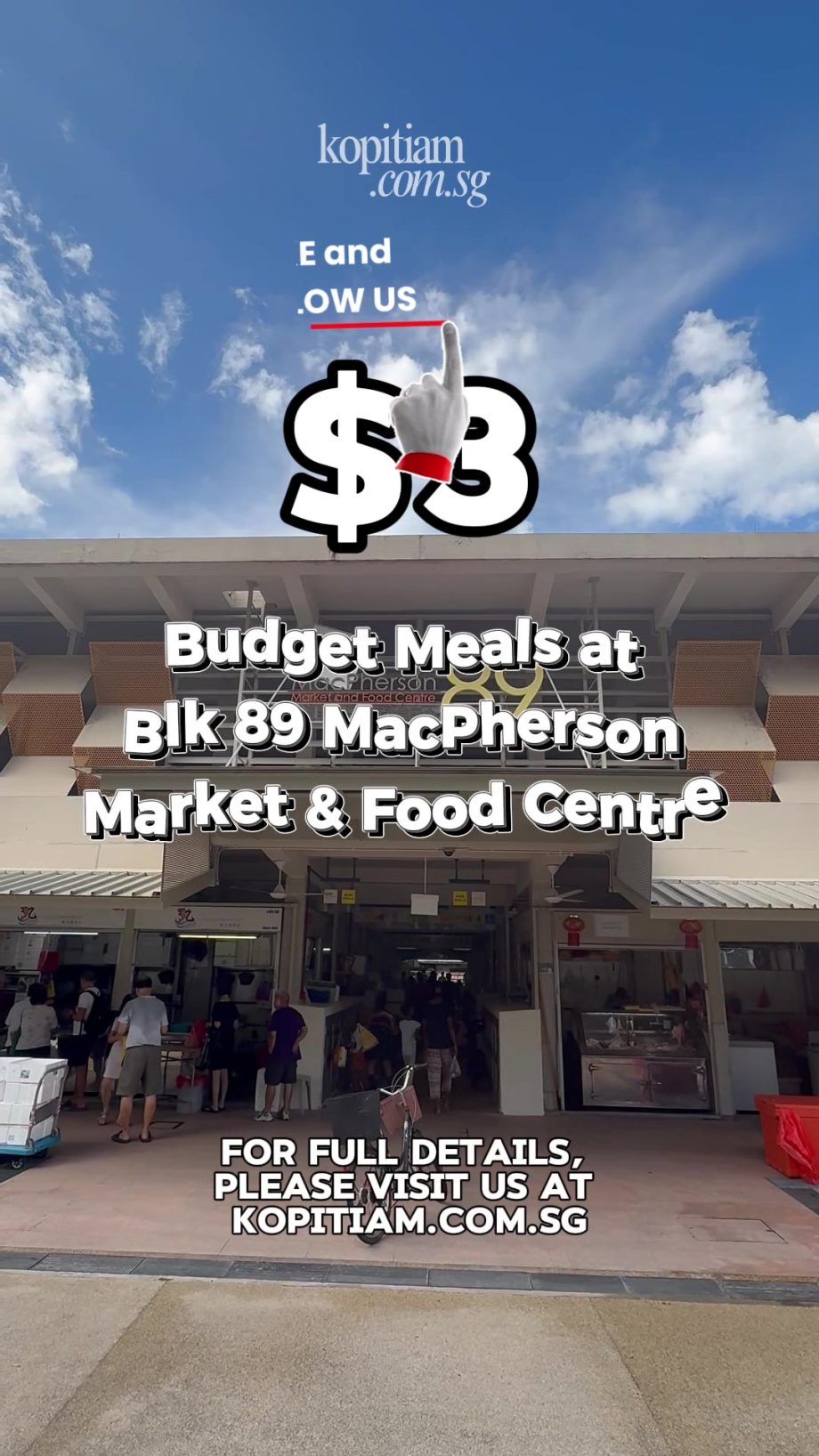 @kopitiam.sg8  Budget Meals at Blk 89 MacPherson Market & Food Centre. Visit u…