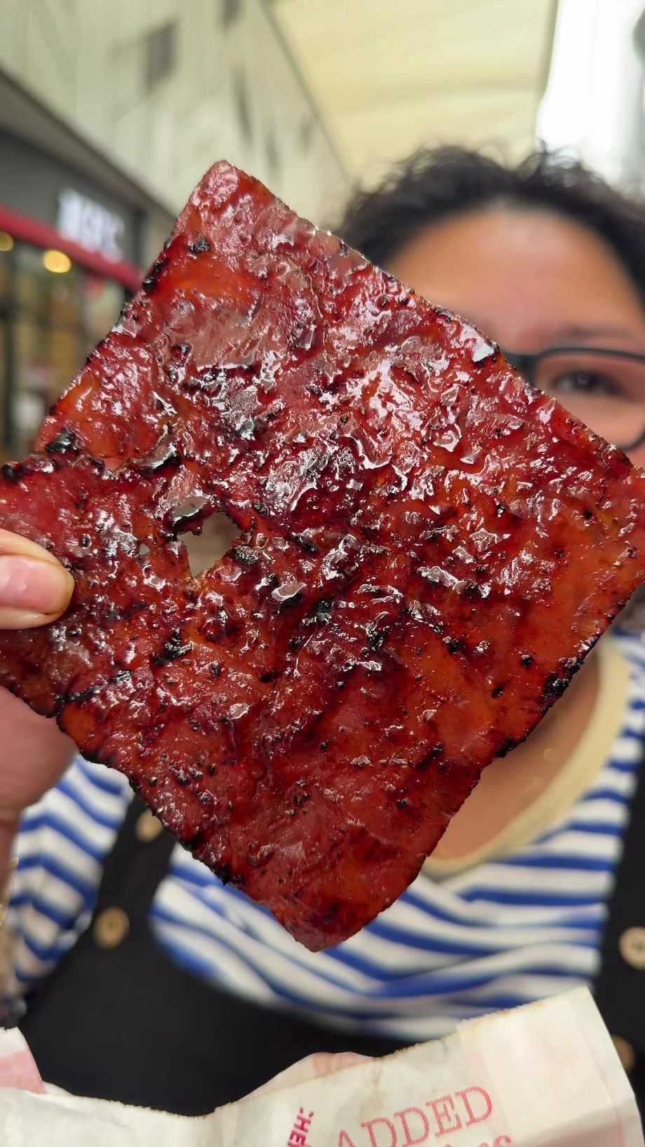 @otakoyakisoba Trying Bakkwa in Singapore.   …