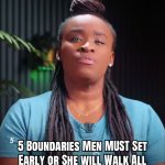 @jessica_os_official 5 Boundaries Men MUST Set Early or She will Walk All Over Y…