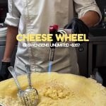 @butteryslippers ALL U CAN EAT cheesewheel pasta for ++ SO WORTH!!  argh im a…