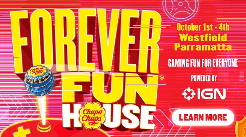 IGN Australia and Chupa Chups to Host a Retro Gaming ‘Fun House’ Activation at Westfield Parramatta This October